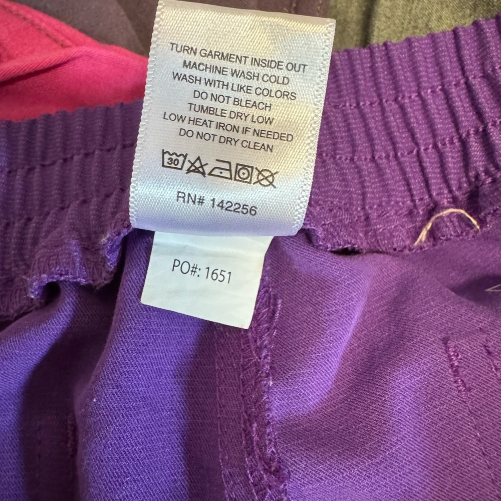 Figs Technical Collection Violet Scrub Pants - image 5